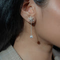 Winter romance earring