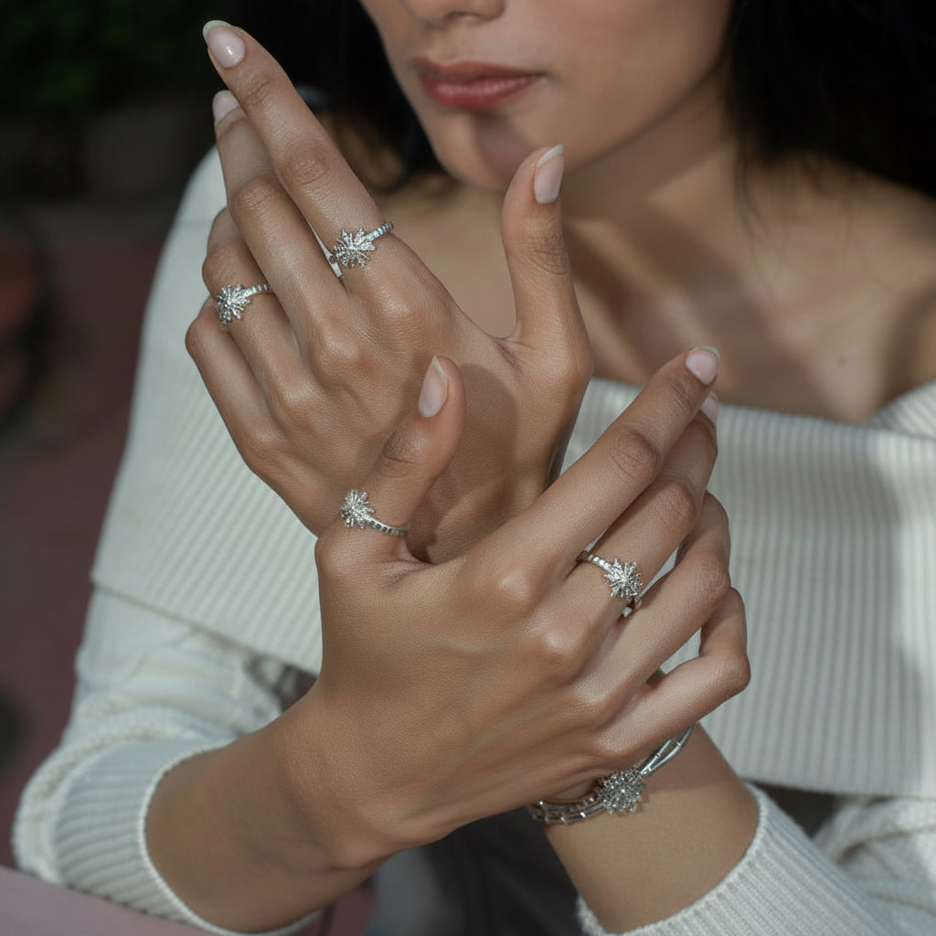 Winter romance ring